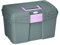 Norton 700004 Tack Box, grau/pink, 40 x 27.5 x 24.5 cm