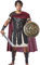 California Costumes Herren Römischer Gladiator Kostüm für Erwachsene, Multi, M