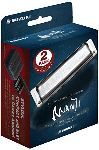 Suzuki M-20L-2SET Manji Mundharmonika (2-er Pack)
