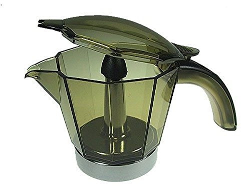 DeLonghi EMK2 - Jarra y tapa para cafetera Moka eléctrica Alicia, de 2 tazas