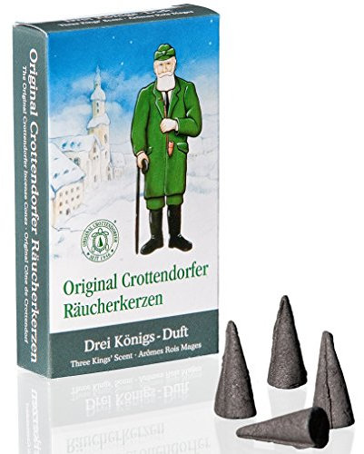 Crottendorfer Original Räucherkerzchen - DREI Königs-Duft Erzgebirge