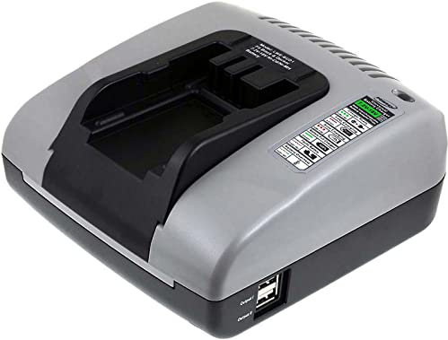 akku-net Akku-Ladegerät mit USB für Black & Decker Schlagbohrschrauber CP122K, 7,2V-18V