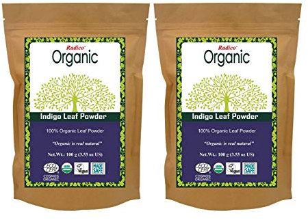 Radico Indigofera Tinctoria - Polvo para hojas (2 x 100 g)