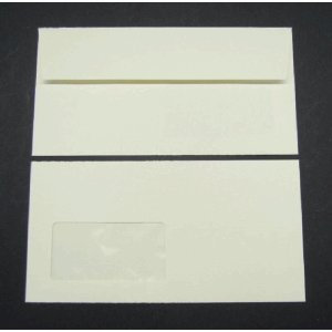 Briefumschläge Conqueror Texture DINlang 120g/qm HK Fenster VE=500 Stück creme