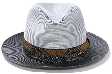 Stetson Andover Straw Hat - Black/Grey - 7 3/4