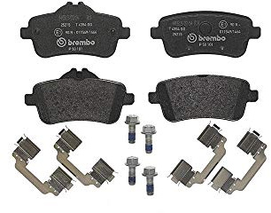 Brembo P50101 Low-Met Rear Disc Brake Pad Set MERCEDES-BENZ OE# A0064206320