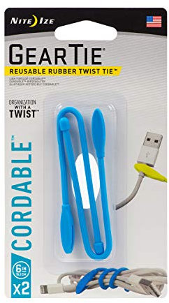 Nite Ize Zubehör-Organizer für Universal-Smartphones, Einzelhandelsverpackung, Sortiment, 6, 2-Pack, blau
