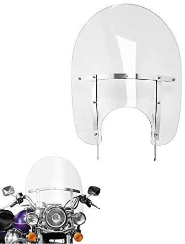 TCMT Parabrisas adecuados Compatible con Road King FLHR 1995-2022 Road King Special FLHRXS 2017-2023 Road King Custom FLHRS 2004-2007