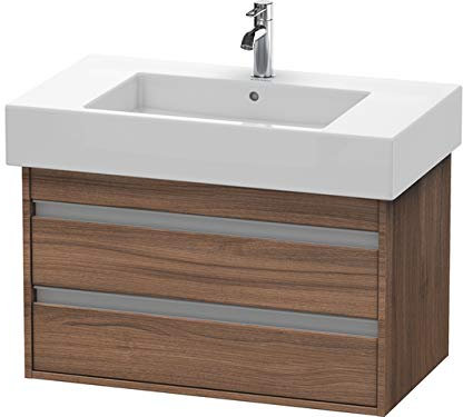 Duravit Waschtisch kt664007979 2 Schubladen 800 x 455 Vero Walnuss natur