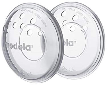 Medela Nipple Formers - Shape inverted or flat nipples to prepare for breastfeeding, BPA free, one size fits all, pack of 2