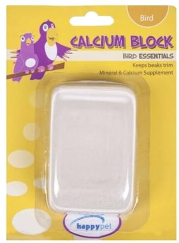 Calcium Block - Mineral & Calcium Supplement for Birds Budgie Beaks
