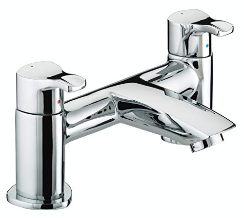 Bristan Capri Bathroom Taps, Chrome Bath Filler tap | CAP BF C, Modern design, Matching bathroom sink taps and shower available, Lifetime Cover