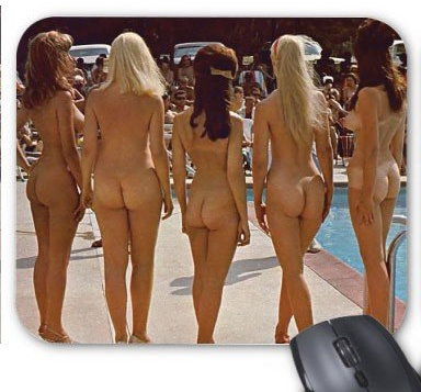 Tapis de Souris Imprimé - Sexy Femme - Personnalisez Votre Espace de Travail - Design Unique et Haute Qualité - Cadeau - France (N°4)
