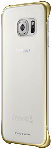 Samsung Custodia Clear Cover per Galaxy S6, Oro