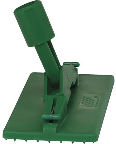 Vikan 55002 Pad Holder,Floor,9 x 3.7,PP/SS,Green