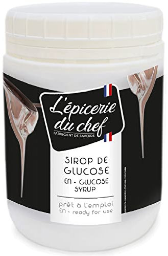 Épicerie du Chef - Sirop de Glucose Pâtissier 1kg - Prêt à l’emploi - Pour Pâtisseries, Desserts, Confiseries & Glaces - Fabriqué en France - EDC8685