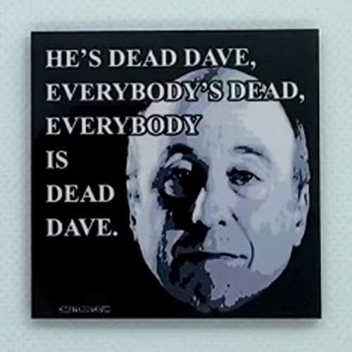 Everybody Is Dead Dave - Holly from Red Dwarf - Fridge Magnet - Hardboard - 57mm x 57mm - Gloss Finish