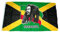 Bob Marley King Flagge, mehrfarbig, 150 x 90 cm