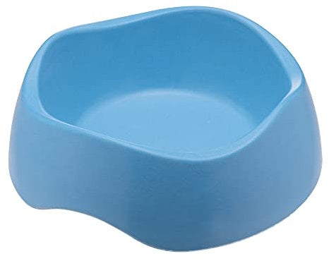 Beco, Bamboo Dog Food & Water Bowl, Non-Slip, Easy Clean, Blue, Medium