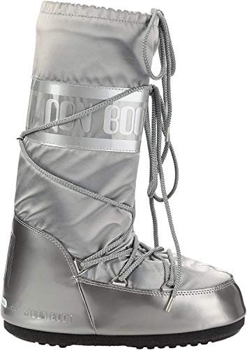 Moon Boot, Moon Boot Glance, Stivali, Unisex- adulto,Argento 002, 39/41