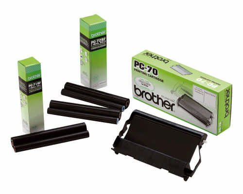 BROTHER PC75 Merfachkassette + thermotransferband f. FAX-T102 T104 T106 [PC]