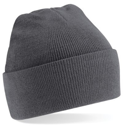 Beechfield Original Cuffed Beanie Colour=Graphite Size=O/S