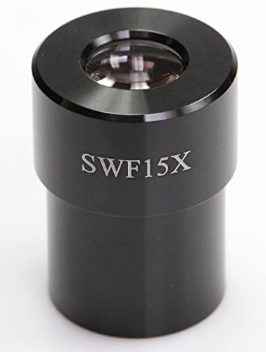 KERN Optics Okular mit 0.05 mm Skala für Mikroskope, 15x Vergrößerung, 17 mm Sehfeld, 30 mm Durchmesser