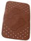 SANIMIX Wanneneinlage Wannenmatte Sicherheitseinlage für die Badewanne Little Feets Größe: 72 x 38cm - Farbe: Braun