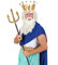 Neptun Dreizack Poseidon Zepter schwarz-gold Halloween Teufelsdreizack Satan Halloweenparty Deko Teufelsgabel Griechische Götter Waffe Shiva Antike Mottoparty Accessoires Karneval Kostüm Zubehör