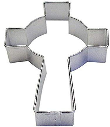 CybrTrayd RM-1168 R&M Celtic Cross 3.5 Cookie Cutter, Steel, Metallic
