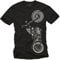 MAKAYA Motorbike Accessories for Men - Motorcycle T-Shirt Black Size M