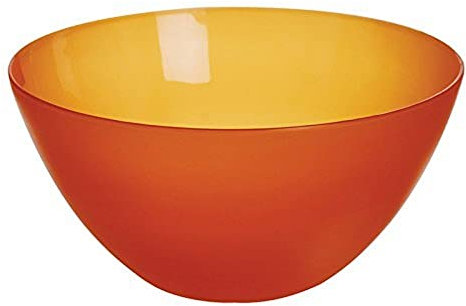 Excelsa Arco Iris Naranja Transparente ensaladera 27
