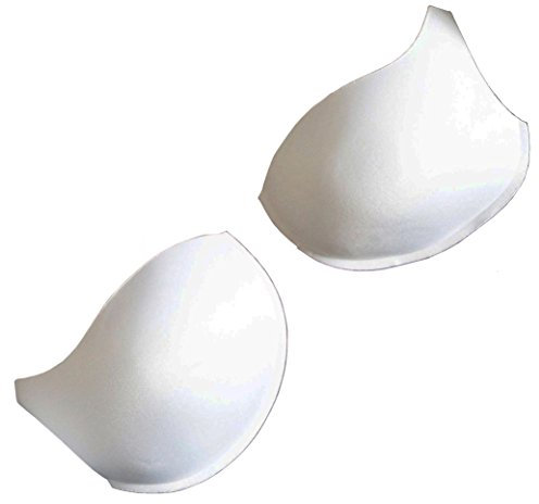 HAND ® White Sew in Push Up Bra Cup Pads/Bra Making - Assorted Sizes - 2 Pairs (710-90 Size L)