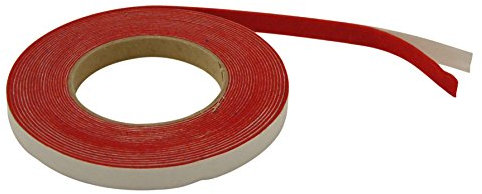 J.V. Converting JVCC Acrylic Craft Felt Tape [1mm Thick Felt] (ACF-06): 1/2 in. x 25 ft. (Red)
