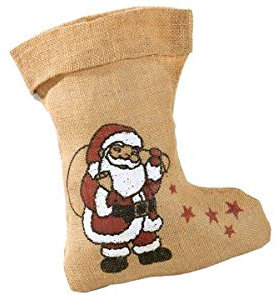 folia Jutesack Weihnachtsstiefel, (B)200 x (H)330 mm