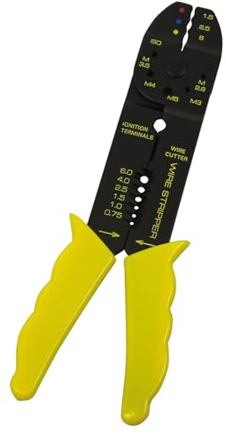 Carpoint Kabelanschluss Crimp-Set | Enthält 48 Kabelanschlüsse | Ergonomisches Design | Kompakt 24 cm | Ideal für professionelle und Private Nutzung
