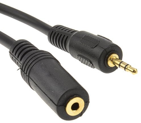 kenable 2,5 mm Stereo Klinkenstecker Stecker Zum 2,5 mm Klinkenstecker Buchse Verlängerung Kabel 5 m [5 Meter/5m]