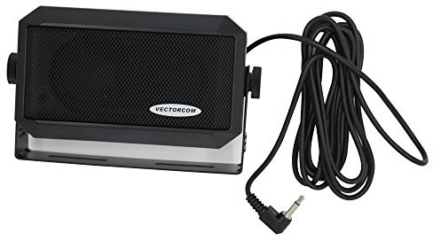 Vectorcom TRD550, altoparlante esterno / speaker rettangolare per CB per Ham radio, CB e scanner, spina 3,5 mm, 5 W