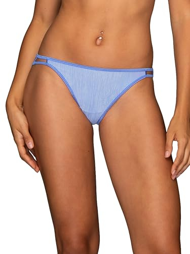 Vanity Fair Women's Illumination String Bikini Panty 18108, Mockingbird, Medium/6
