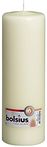 Bolsius Outdoor/Indoor Pillar Candle 250x80mm - Ivory