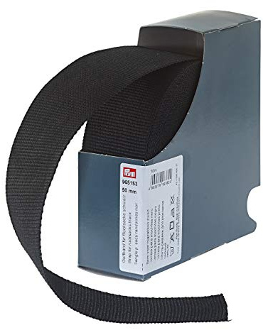 Prym Gurtband für Rucksäcke 50 mm schwarz, 100% PP, 965153-1