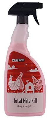 Net-Tex Poultry Total Mite Kill Ready to Use Spray, 750 ml