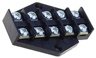 W-96941 Klemmleiste Schraubklemme Wege: 5 2,5mm2 Klemmen: 10 450V 16A PLASTRO