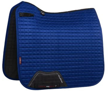 LeMieux Prosport Suede Square Dressurschabracke, Benetton Blue, L