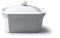 WM Bartleet & Sons 1750 Butter/Terrine Dish with Lid, White, 13.5x11x9cm