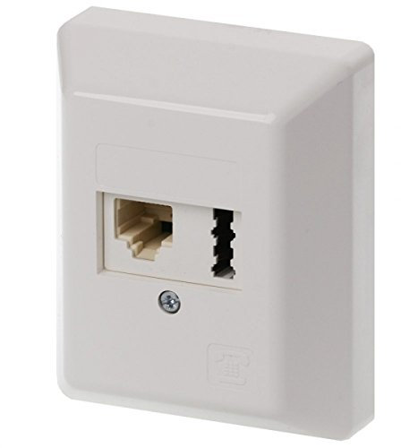 Ze Kommunikationstechnik 133 111 01 TAE White Socket-Outlet – Socket-outlets (65 mm, 80 mm, 27 mm, 30 g)