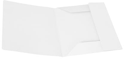 Alevar Ordner mit 3 Klappen aus Manilla-Karton, 150 g, 100% recyceltes Papier, Format 25 x 33 cm, Farbe Grau, Packung mit 50 Stück