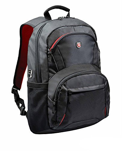 Port Designs Unisex's Houston Backpack, Black, Medium