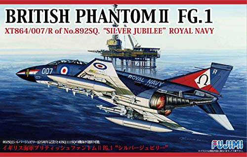 1/72 F Series No.59 British Phantom II FG.1 Silver Jubilee by Fujimi Model
