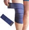 elastrap Bande Bandage Genou Strapping élastique à scratch - Genouillère de protection compression et maintien Attelle réglable - Hommes, femmes et enfants (Bleu, Unique,180x7,5cm)